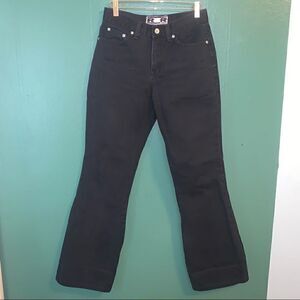 R4R Rave 4 Real Vintage Flare Black High waisted Denim jeans